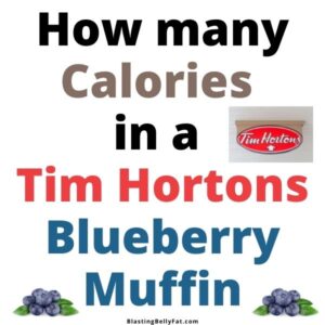 Tim Hortons Blueberry Muffin Calories